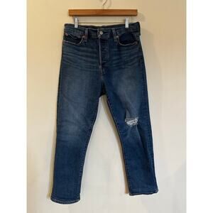 Levi's Wedgie Straight Leg Jeans sz 32 Medium Wash Levi's Jeans Button Fly